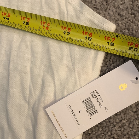 NWT $48 Spiritual Gangster Shine Muscle Tank - Picture 8 of 8